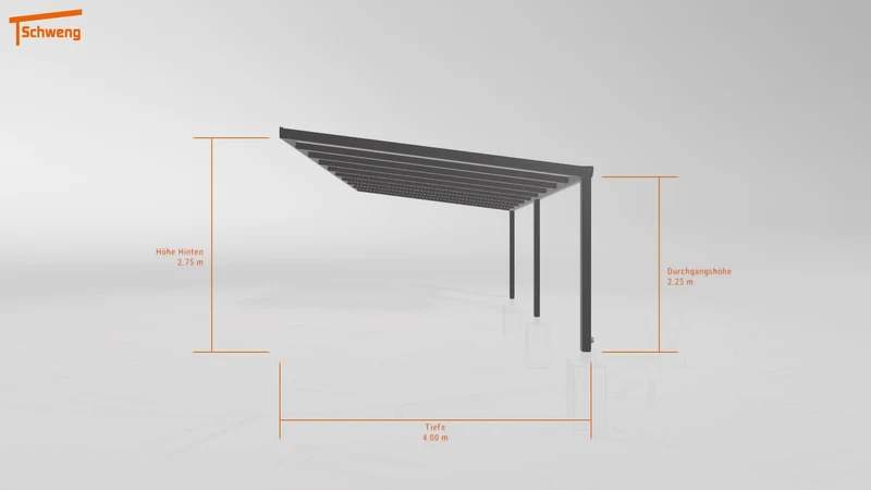 #DE Schweng Terrassenüberdachung S400 (ID w3nx3w)