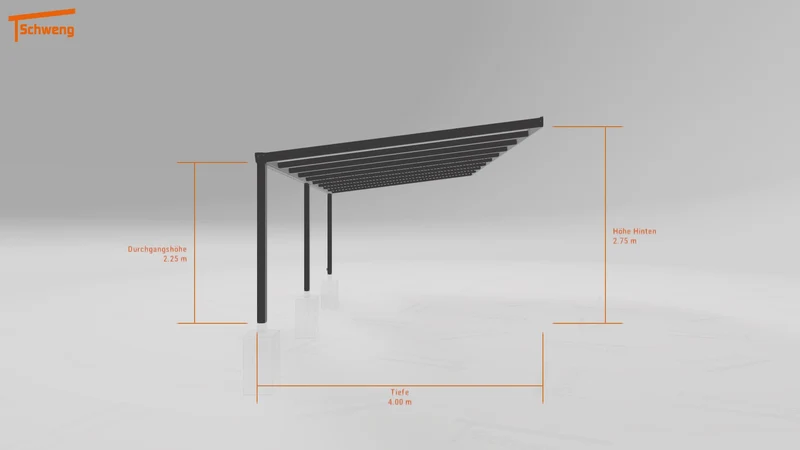 #DE Schweng Terrassenüberdachung S400 (ID w3nx3w)