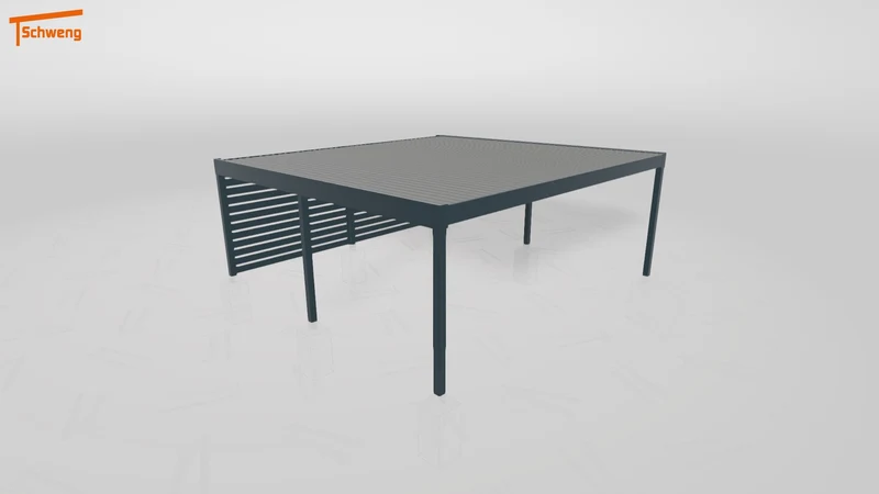 #DE Schweng Flachdachcarport C600+ (ID 5mwzmv)
