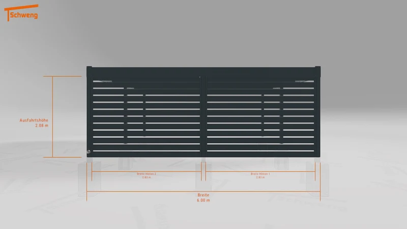 #DE Schweng Flachdachcarport C600+ (ID 5mwzmv)