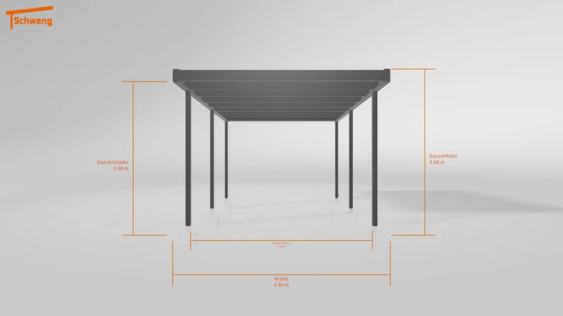 #DE Schweng Flachdachcarport C600 (ID 9wpvwv) #MTG