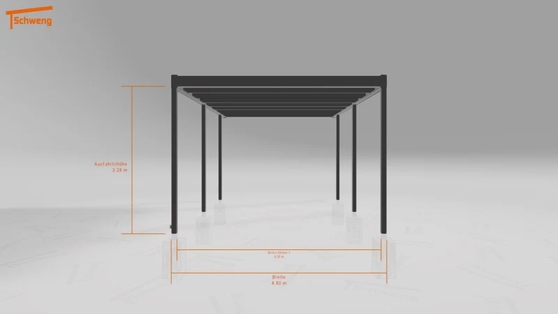 #DE Schweng Flachdachcarport C600 (ID 9wpvwv) #MTG