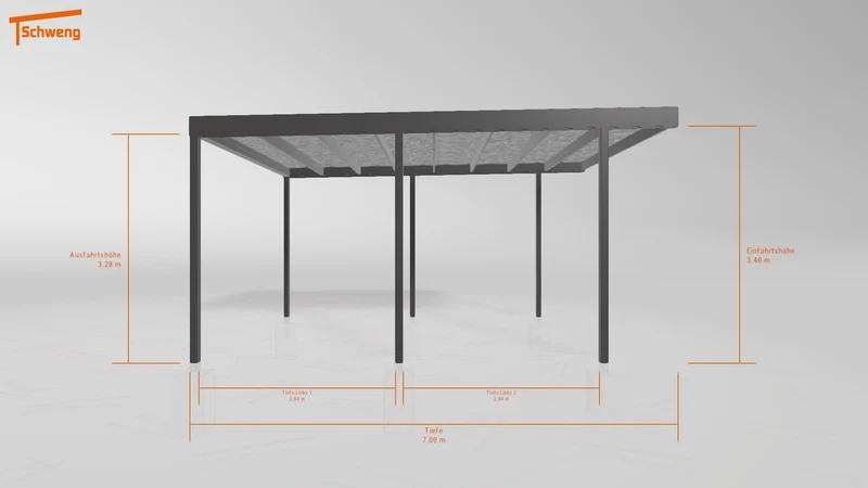 #DE Schweng Flachdachcarport C600 (ID 9wpvwv) #MTG