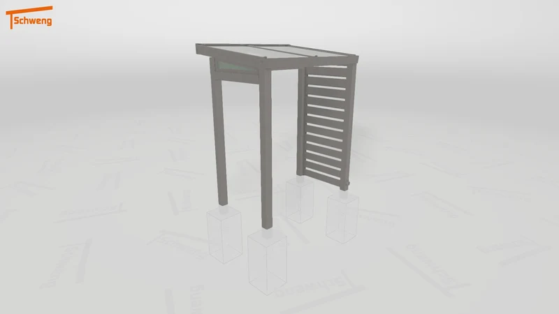 #DE Schweng Terrassenüberdachung S350 (ID 77m5gp)