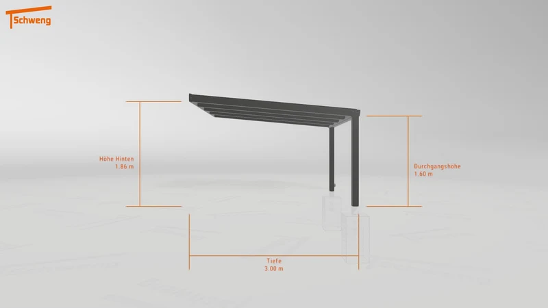 #DE Schweng Terrassenüberdachung S350 (ID zbggn9)