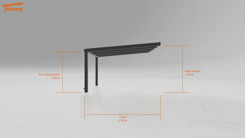 #DE Schweng Terrassenüberdachung S350 (ID zbggn9)