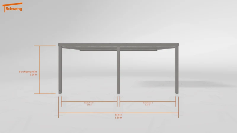#DE Schweng Terrassenüberdachung S350 (ID qdwwbw)