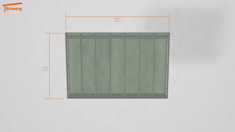#DE Schweng Terrassenüberdachung S350 (ID qdwwbw)