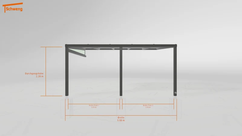 #DE Schweng Terrassenüberdachung S350 (ID 338bp3)