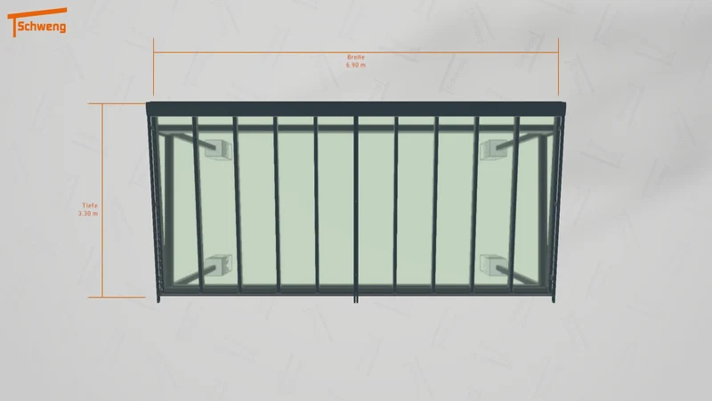 #DE Schweng Terrassenüberdachung S400 (ID 42jpjd)