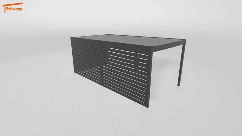 #DE Schweng Flachdachcarport C600+ (ID n5x8xr) #MTG