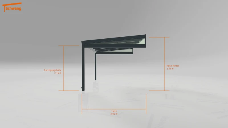 #DE Schweng Terrassenüberdachung S350 (ID zbgwxm)
