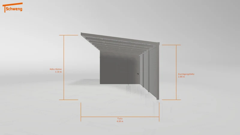 #DE Schweng Pultdachcarport S400 (ID 77mbmz) #MTG