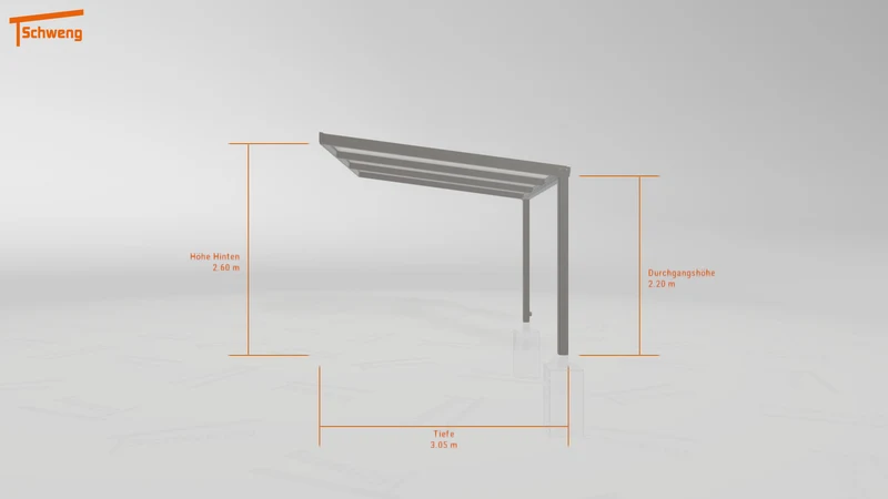 #DE Schweng Terrassenüberdachung S350 (ID 42jwjg)