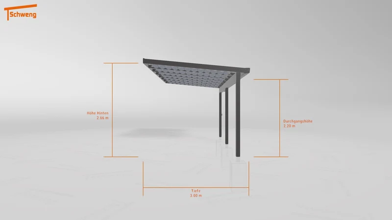 #DE Schweng Terrassenüberdachung S400 (ID n5xm5w)