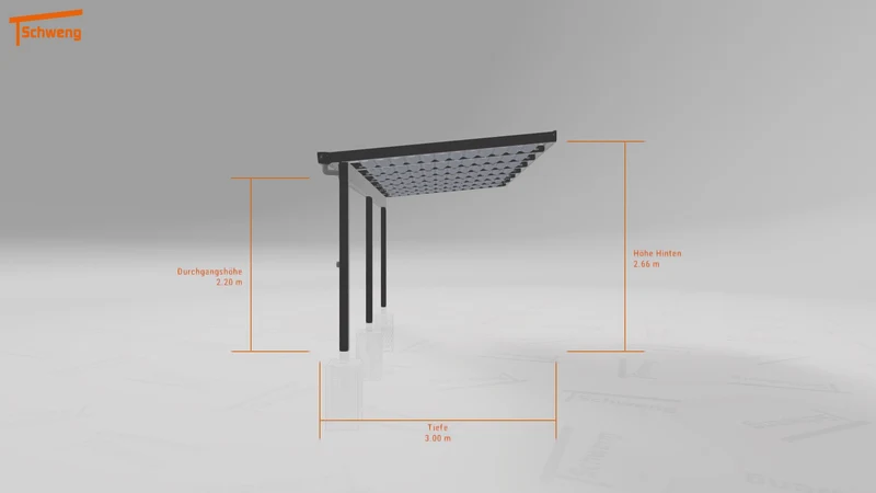 #DE Schweng Terrassenüberdachung S400 (ID n5xm5w)
