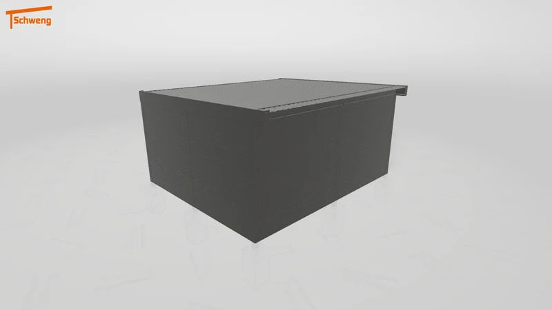 #DE Schweng Flachdachcarport C600+ (ID w3nx5w) #MTG