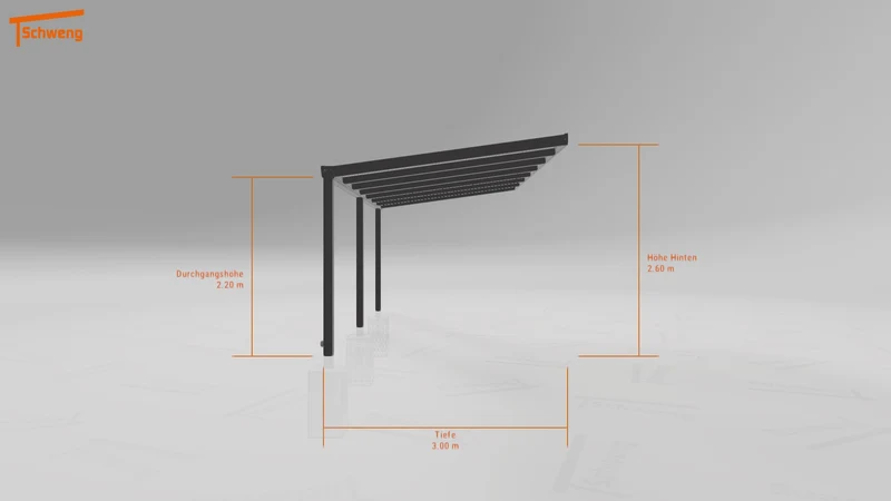 #DE Schweng Terrassenüberdachung S400 (ID mj73qz)