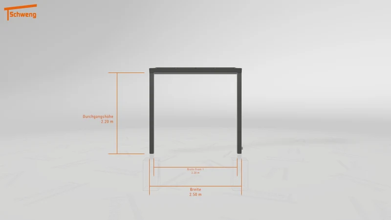 #DE Schweng Terrassenüberdachung S350 (ID 77mgqj)