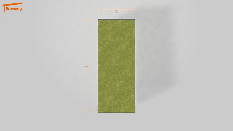 #DE Schweng Flachdachcarport C600+ (ID n5x4n4) #MTG
