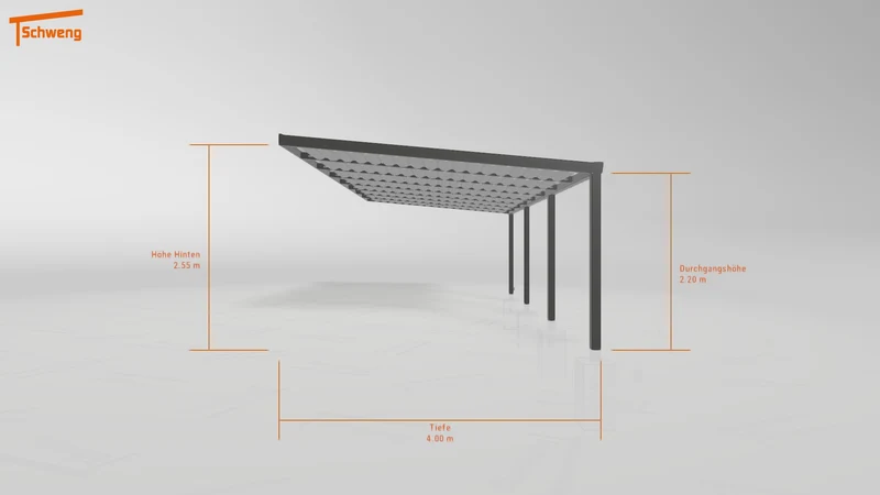 #DE Schweng Terrassenüberdachung S400 (ID zbgxj5)
