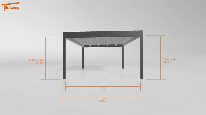 #DE Schweng Flachdachcarport C600+ (ID 5mwnyp) #MTG