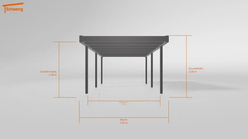 #DE Schweng Flachdachcarport C600+ (ID dv35pn) #MTG