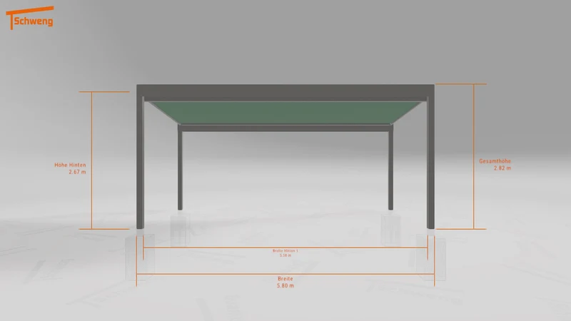 #DE Schweng Terrassenüberdachung S350 (ID zbgj7m)
