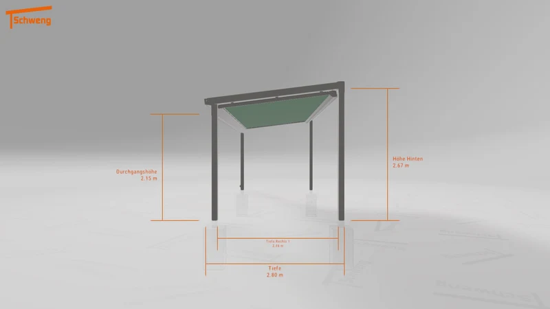#DE Schweng Terrassenüberdachung S350 (ID zbgj7m)