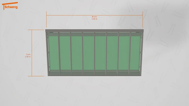 #DE Schweng Terrassenüberdachung S350 (ID zbgj7m)