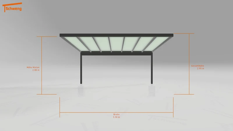 #DE Schweng Terrassenüberdachung S400 (ID mj7584)