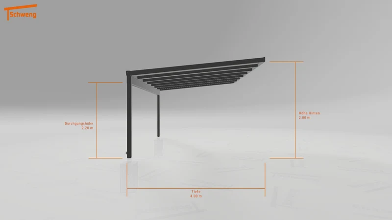 #DE Schweng Terrassenüberdachung S400 (ID mj7584)
