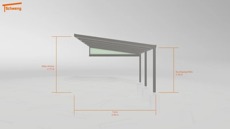 #DE Schweng Terrassenüberdachung S400 (ID 85bb8w)