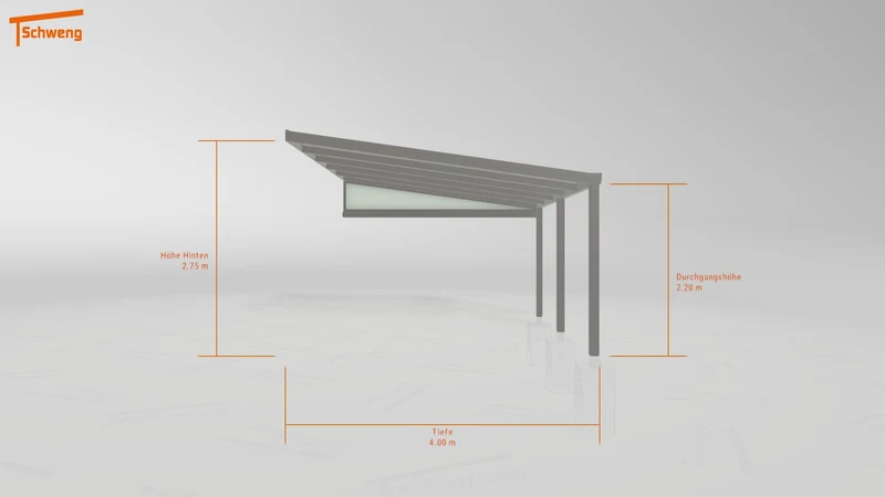 #DE Schweng Terrassenüberdachung S400 (ID 5mww3p)