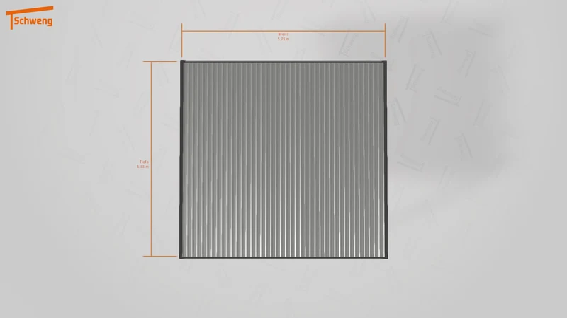 #DE Schweng Flachdachcarport C600+ (ID 2qxx2d)