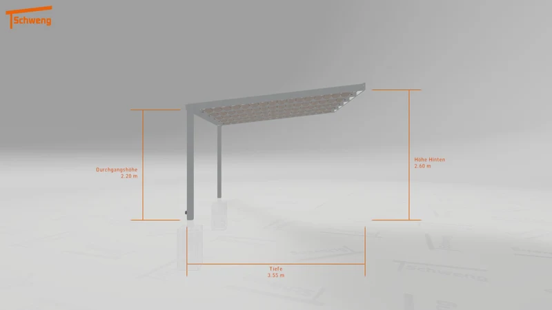 #DE Schweng Terrassenüberdachung S350 (ID 338833)