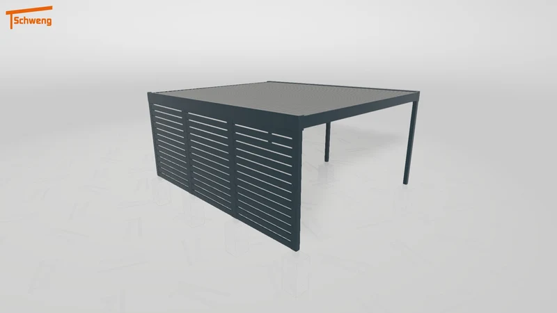#DE Schweng Flachdachcarport C600 (ID k2yybp)