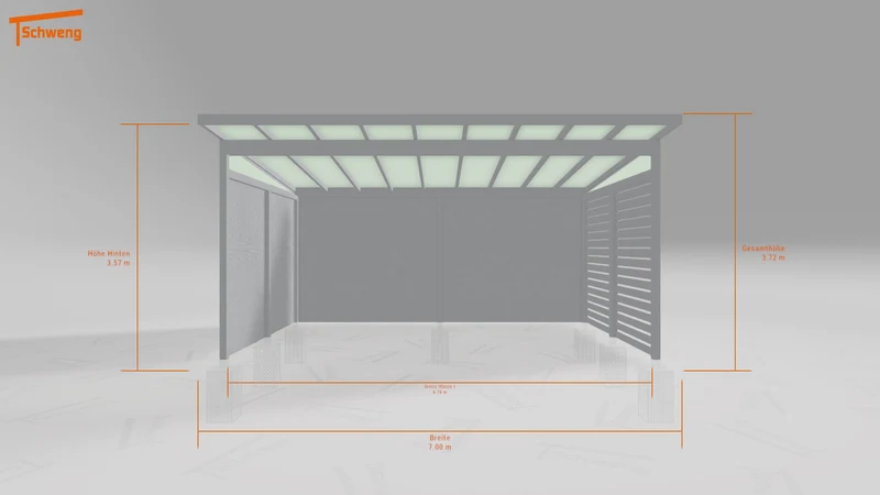 #DE Schweng Pultdachcarport S400 (ID zbgygg) #MTG