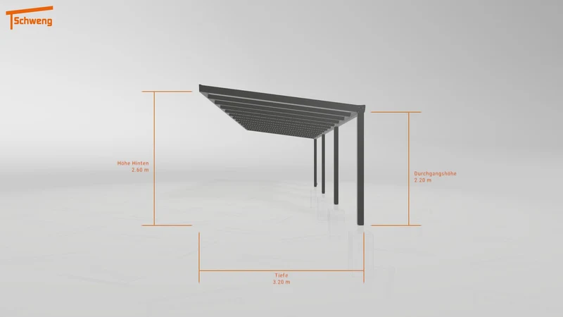 #DE Schweng Terrassenüberdachung S400 (ID 85bgbd)
