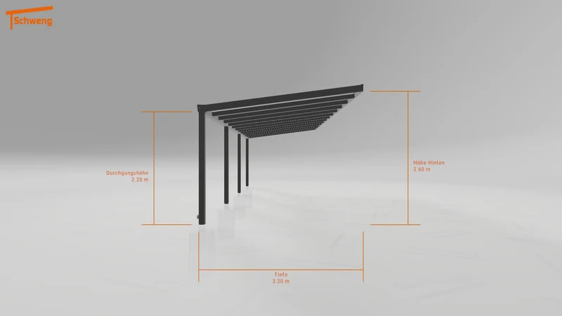#DE Schweng Terrassenüberdachung S400 (ID 85bgbd)