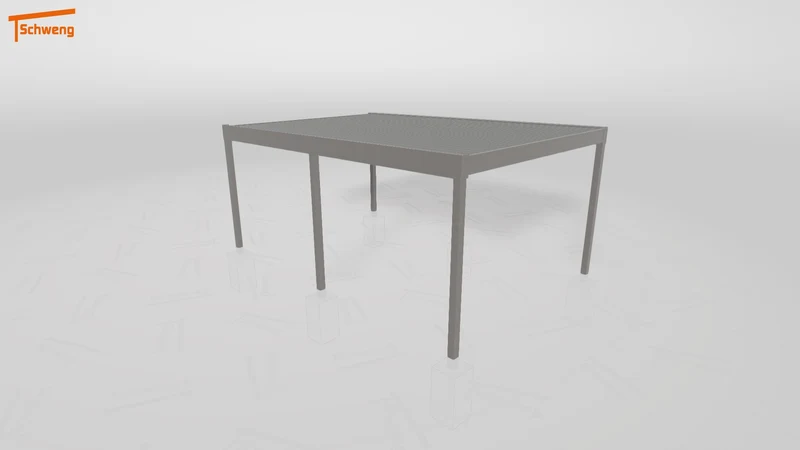 #DE Schweng Flachdachcarport C600 (ID dv3nb3)