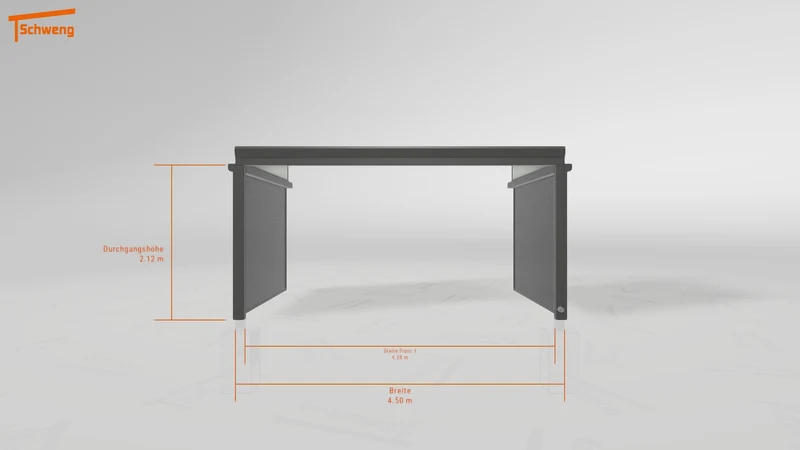 #DE Schweng Terrassenüberdachung S400 (ID 77m58v)