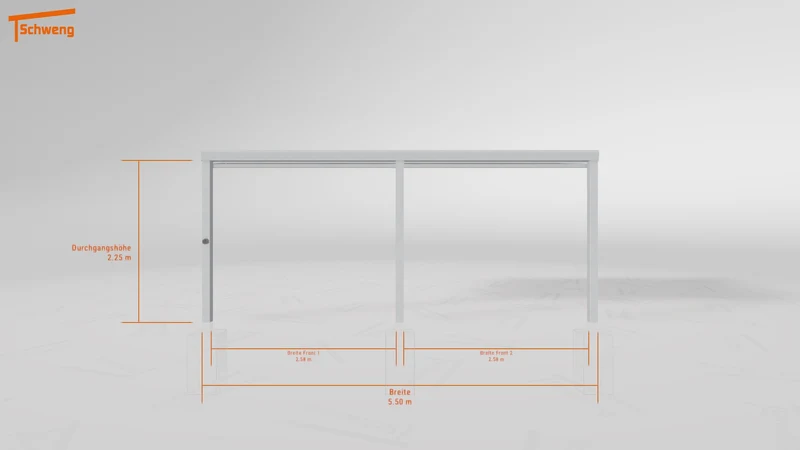 #DE Schweng Terrassenüberdachung S400 (ID x7nk9g)