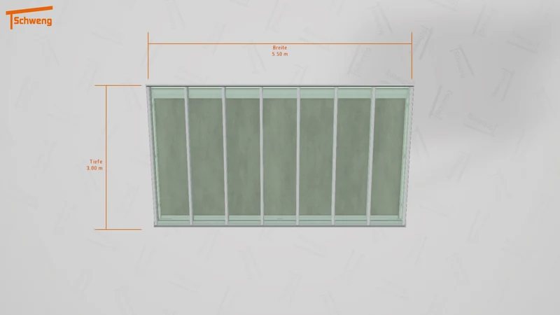 #DE Schweng Terrassenüberdachung S400 (ID x7nk9g)