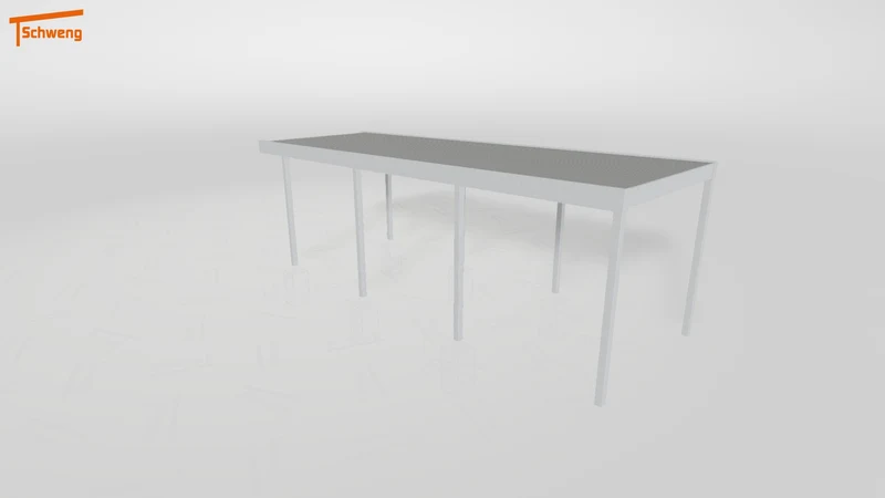 #DE Schweng Flachdachcarport C600 (ID pbj353)