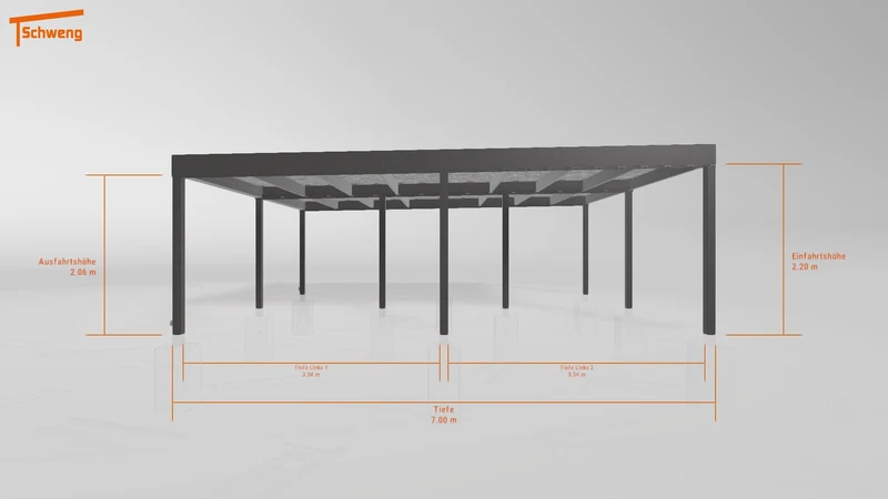 #DE Schweng Flachdachcarport C600 (ID ygnkmg) #MTG