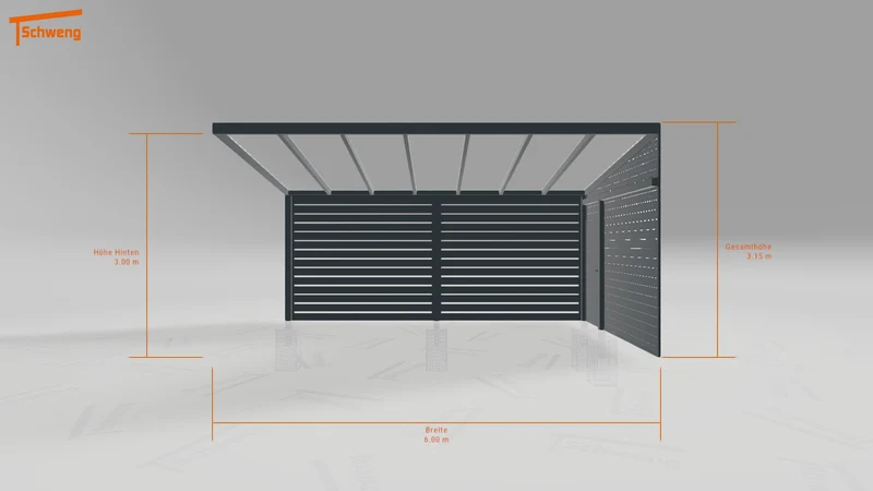 #DE Schweng Pultdachcarport S350 (ID 42jgym) #MTG