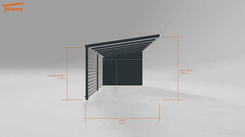 #DE Schweng Pultdachcarport S350 (ID 42jgym) #MTG