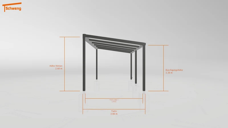 #AT Schweng Pultdachcarport S350 (ID 9wp5vy) #MTG