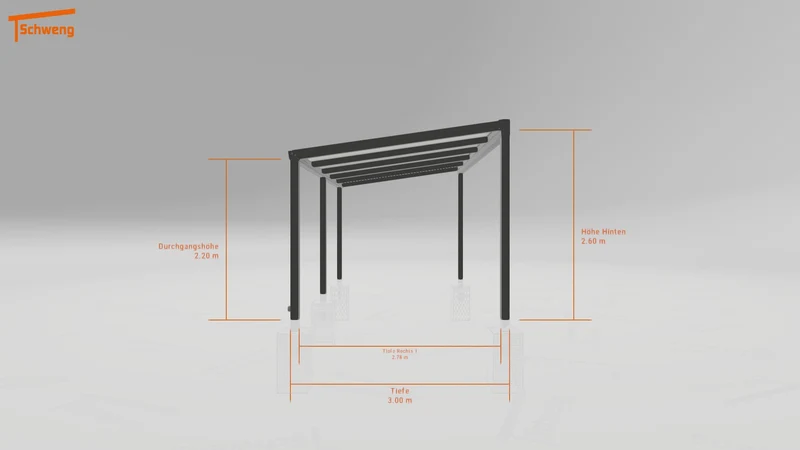#AT Schweng Pultdachcarport S350 (ID 9wp5vy) #MTG
